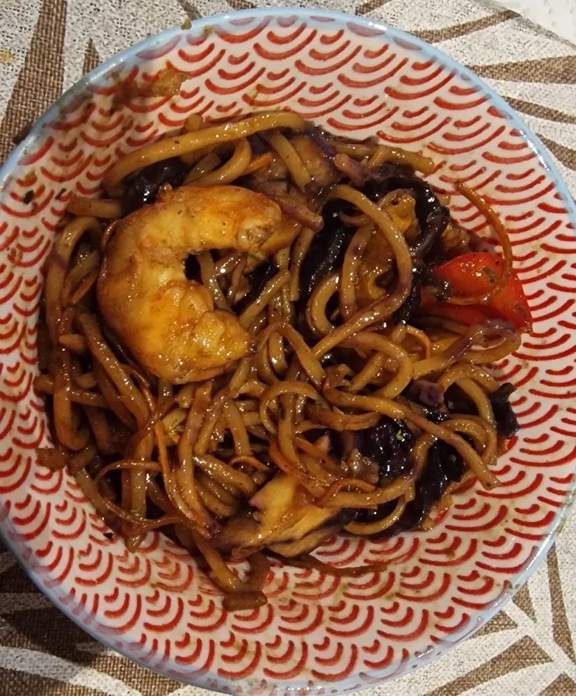 Wok Noddle Crevettes
